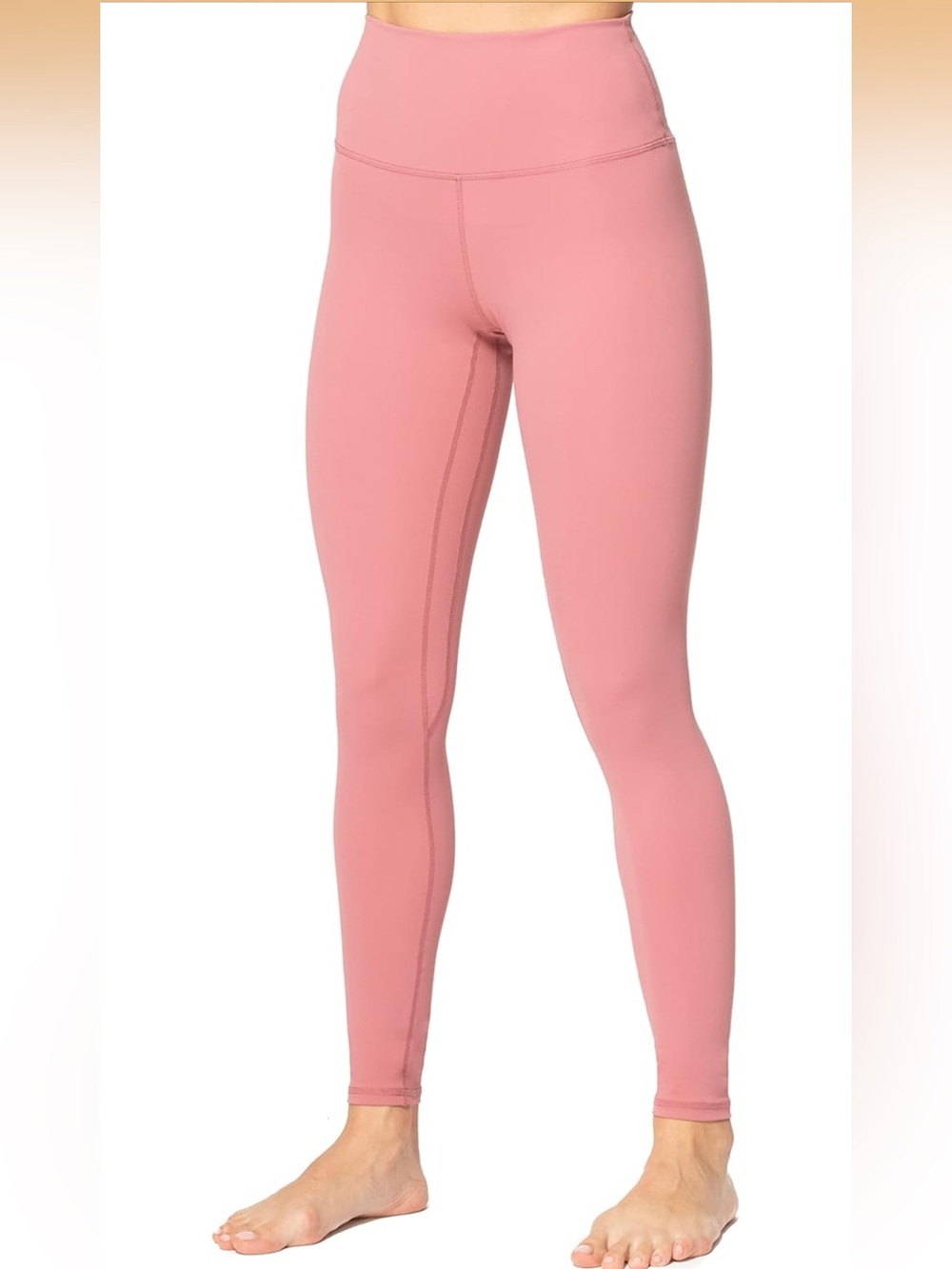 High Waisted Dusty Pink Leggings